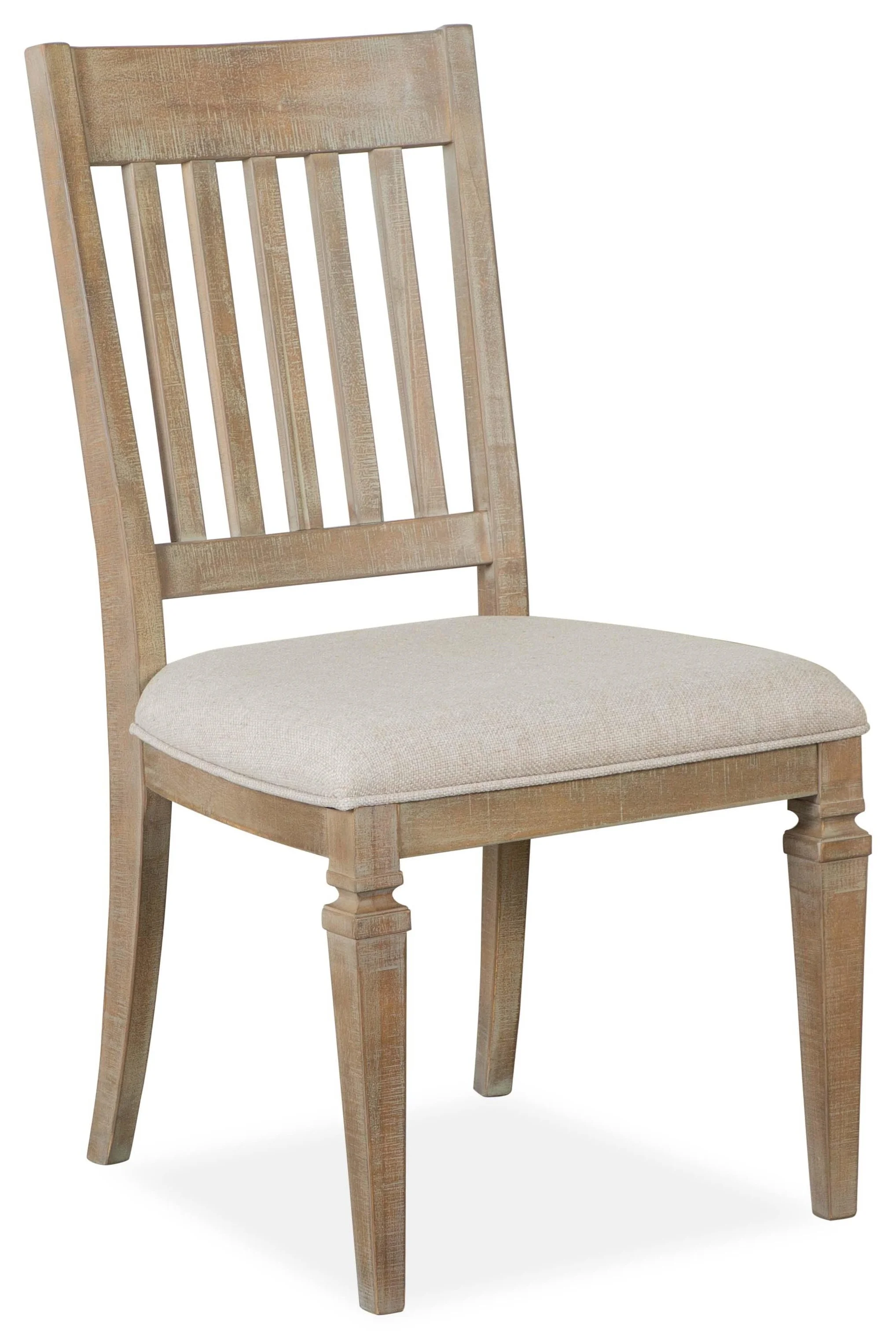 Magnussen Home Lancaster D435262 Dining Side Chair w/Upholstered Seat Reeds Furniture